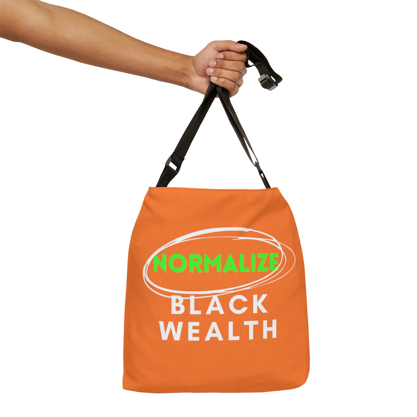 Orange Adjustable Tote Bag