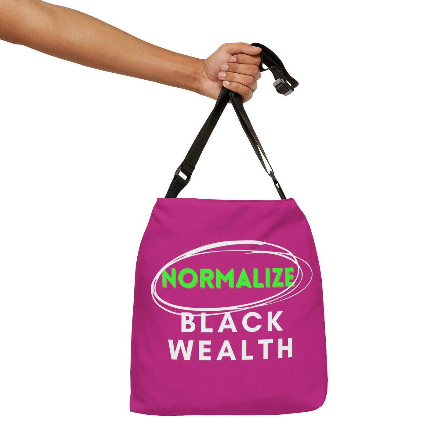 Pink Adjustable Tote Bag