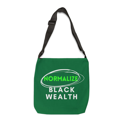 Dark Green Adjustable Tote Bag