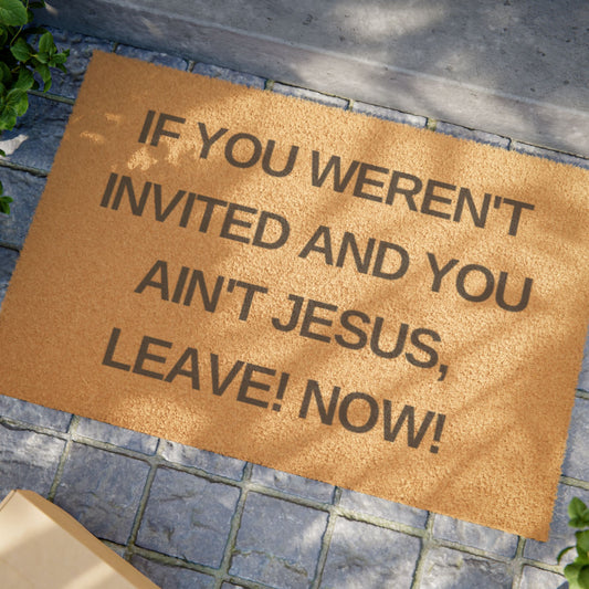 Uninvited Guest Doormat