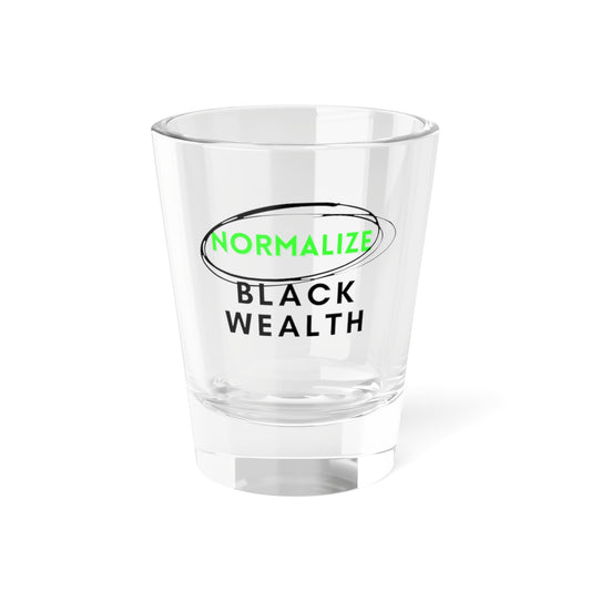 Normalize Black Wealth Shot Glasses