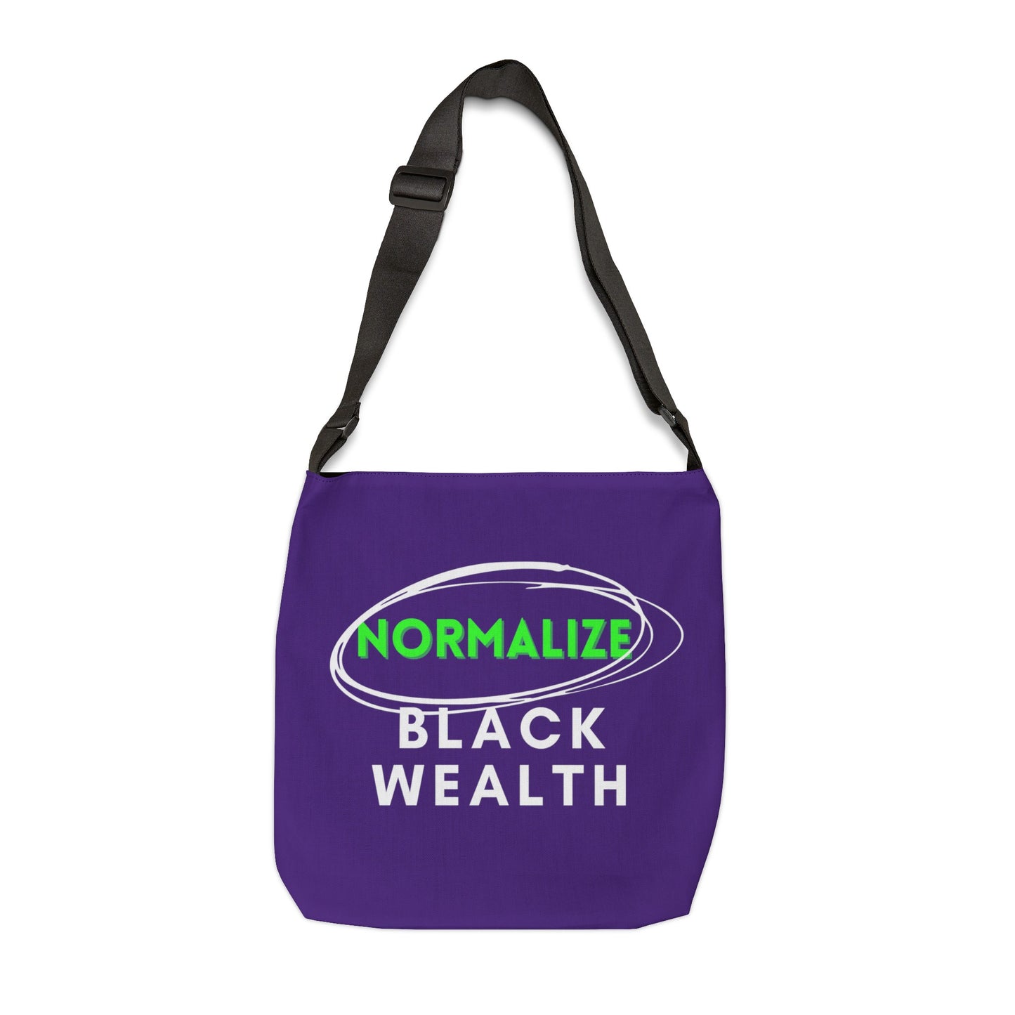 Purple Adjustable Tote Bag