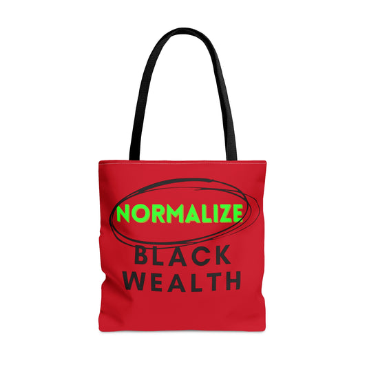 Red and Black NBW Tote Bag