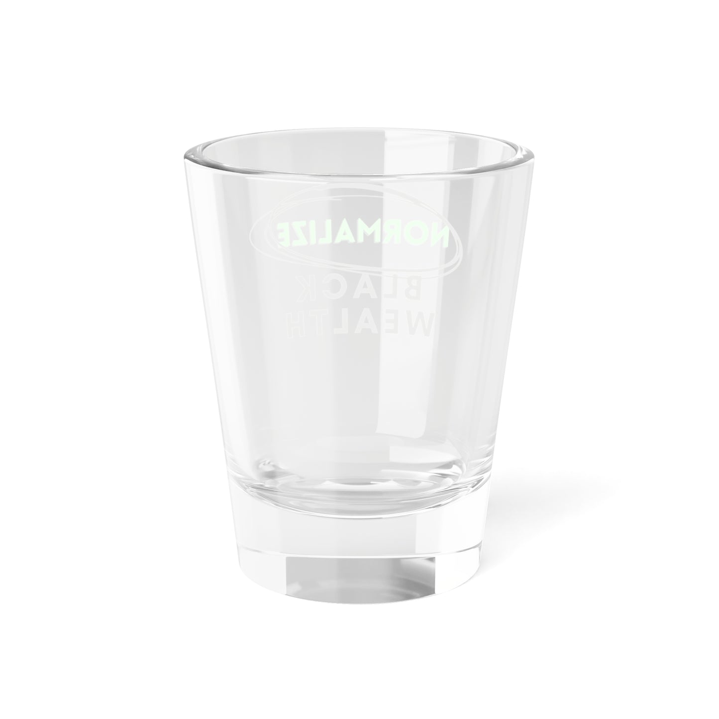 Normalize Black Wealth Shot Glasses