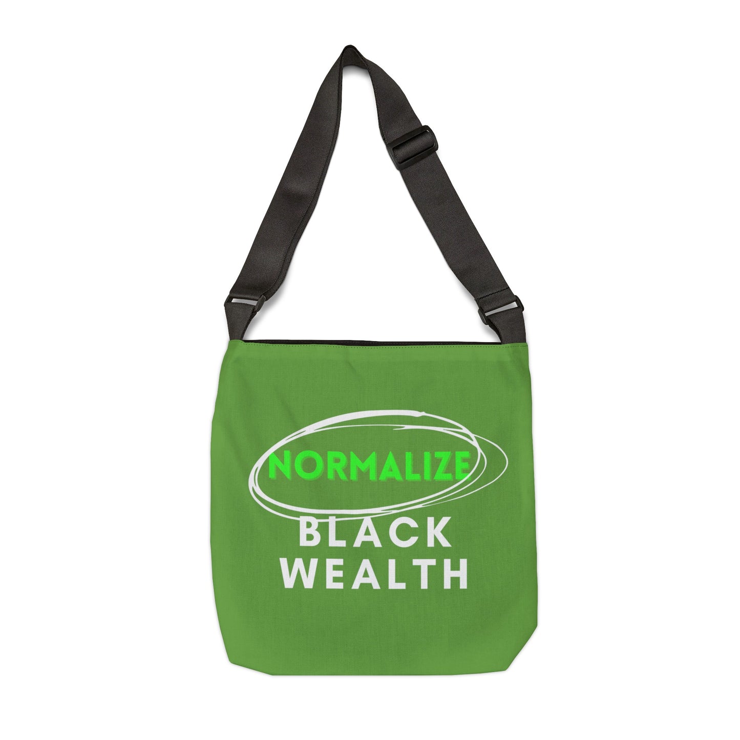 Green Adjustable Tote Bag