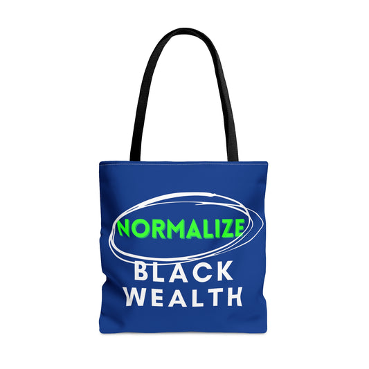 Blue NBW Tote Bag w/white logo