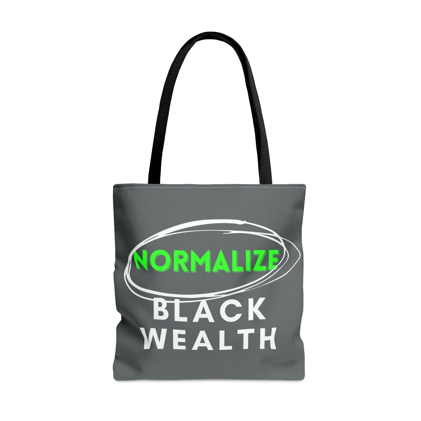 Dark Gray NBW Tote Bag w/white logo