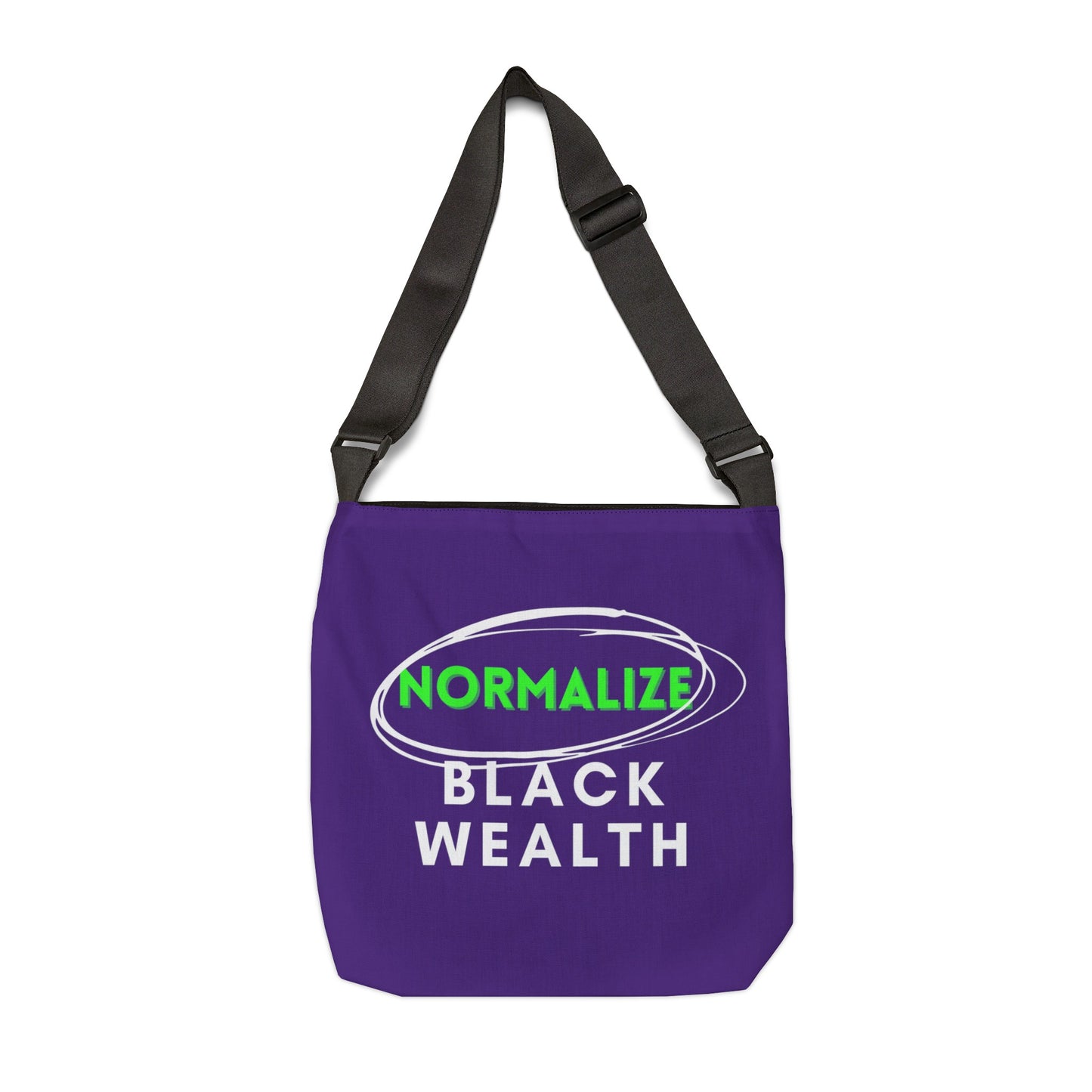 Purple Adjustable Tote Bag