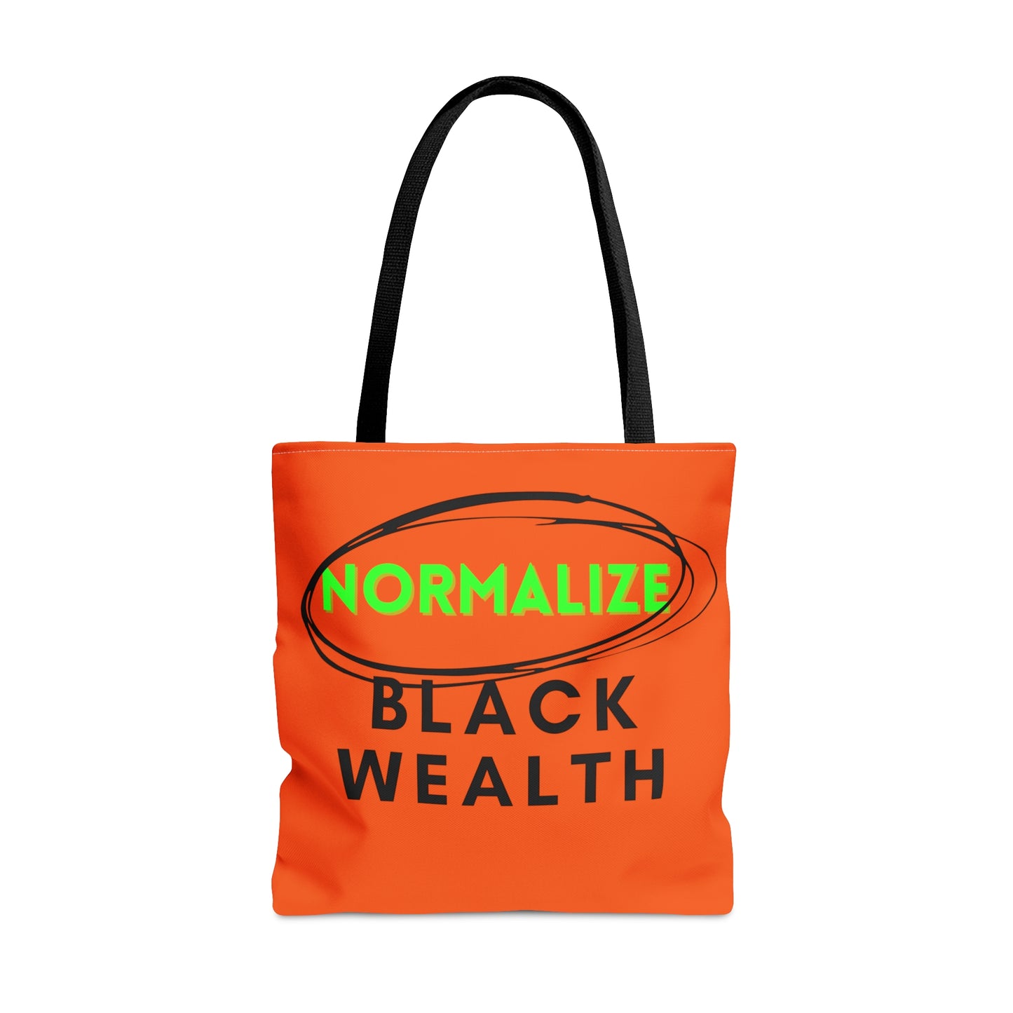 Orange and Black NBW Tote Bag