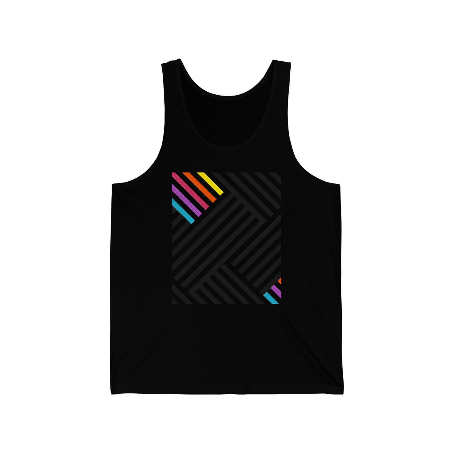 QuadStripe Unisex Jersey Tank