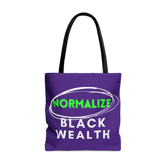 Purple NBW Tote Bag w/white logo