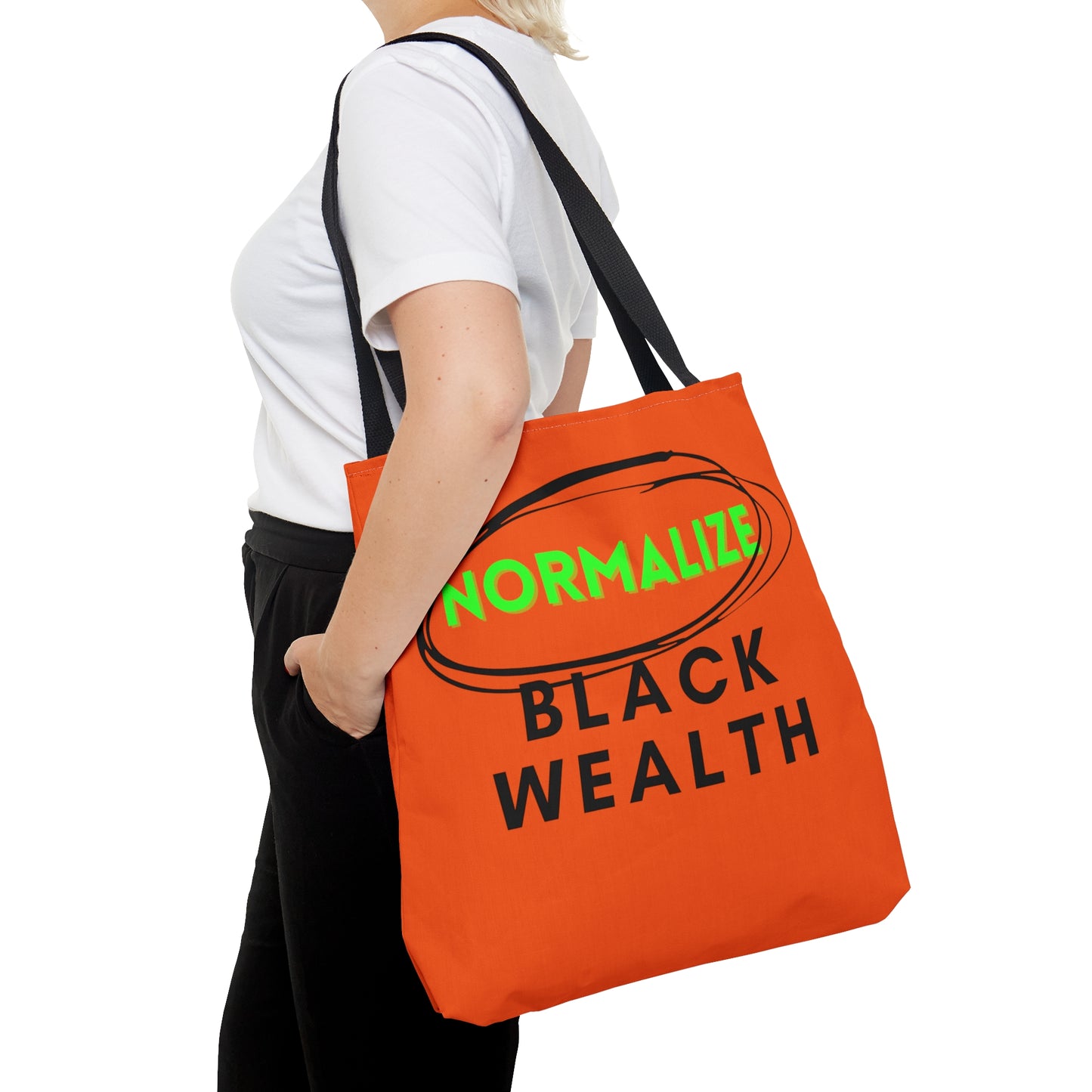 Orange and Black NBW Tote Bag