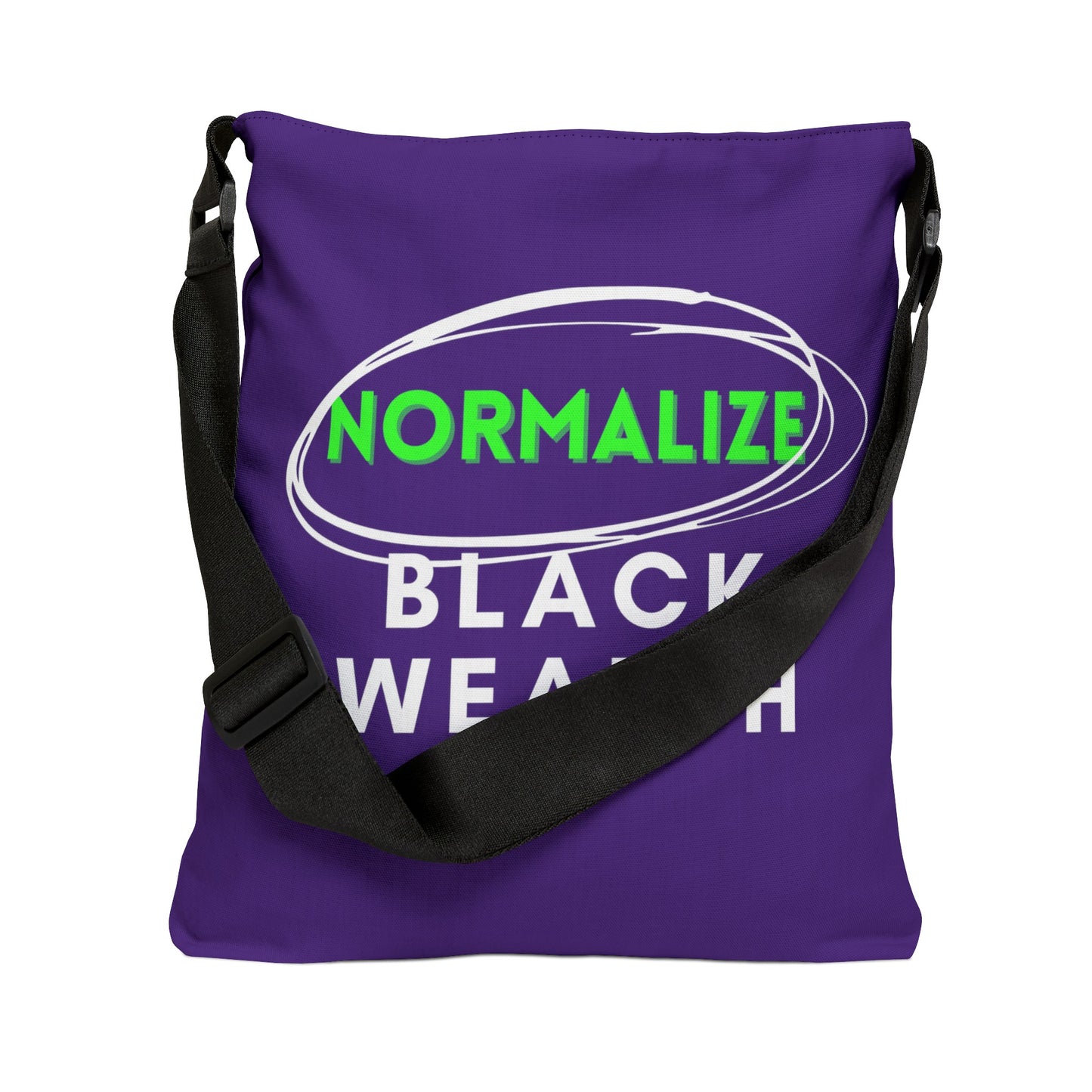 Purple Adjustable Tote Bag