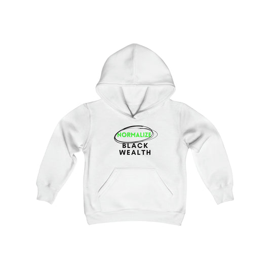 NBW (blk logo) Youth Heavy Blend Hooded Sweatshirt