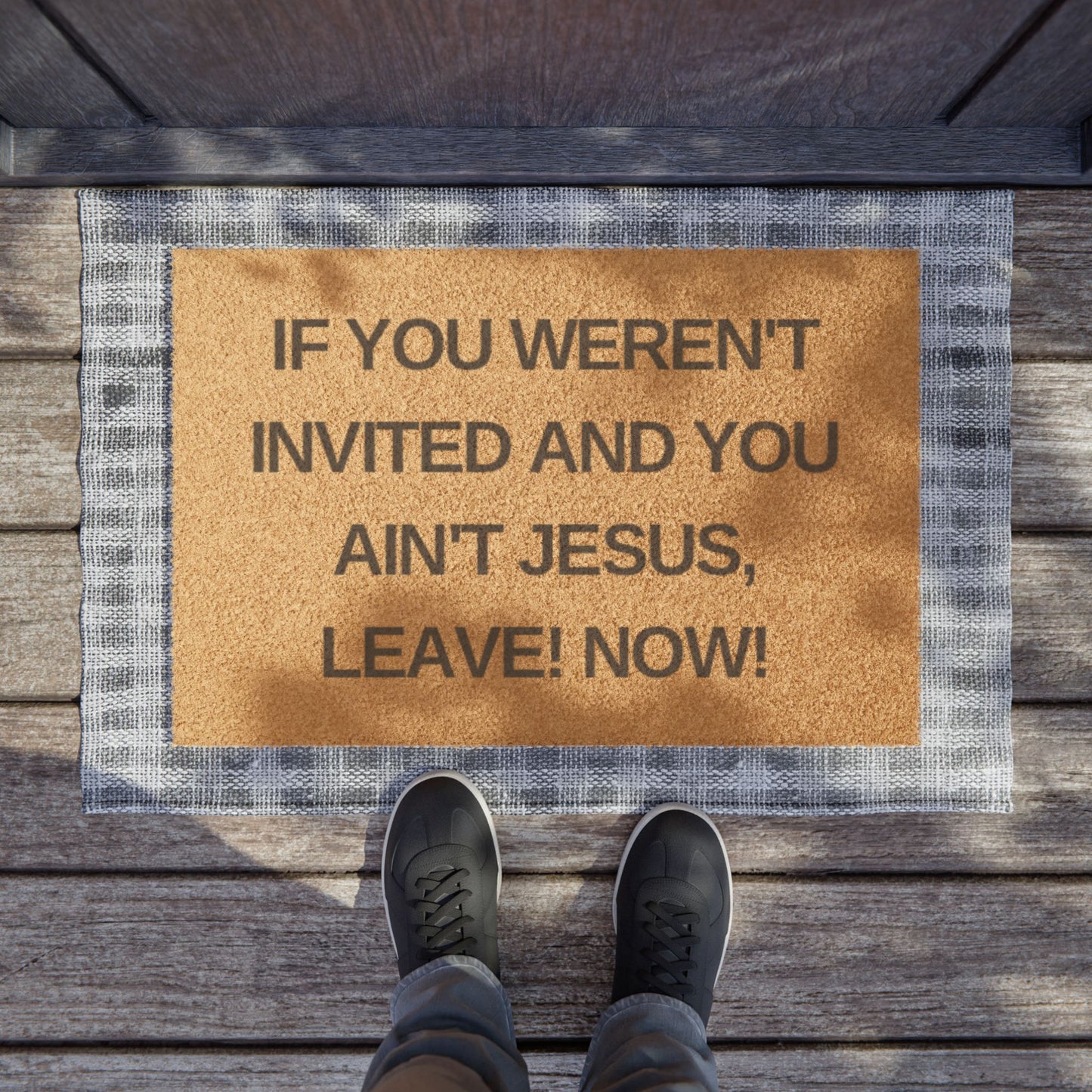 Uninvited Guest Doormat