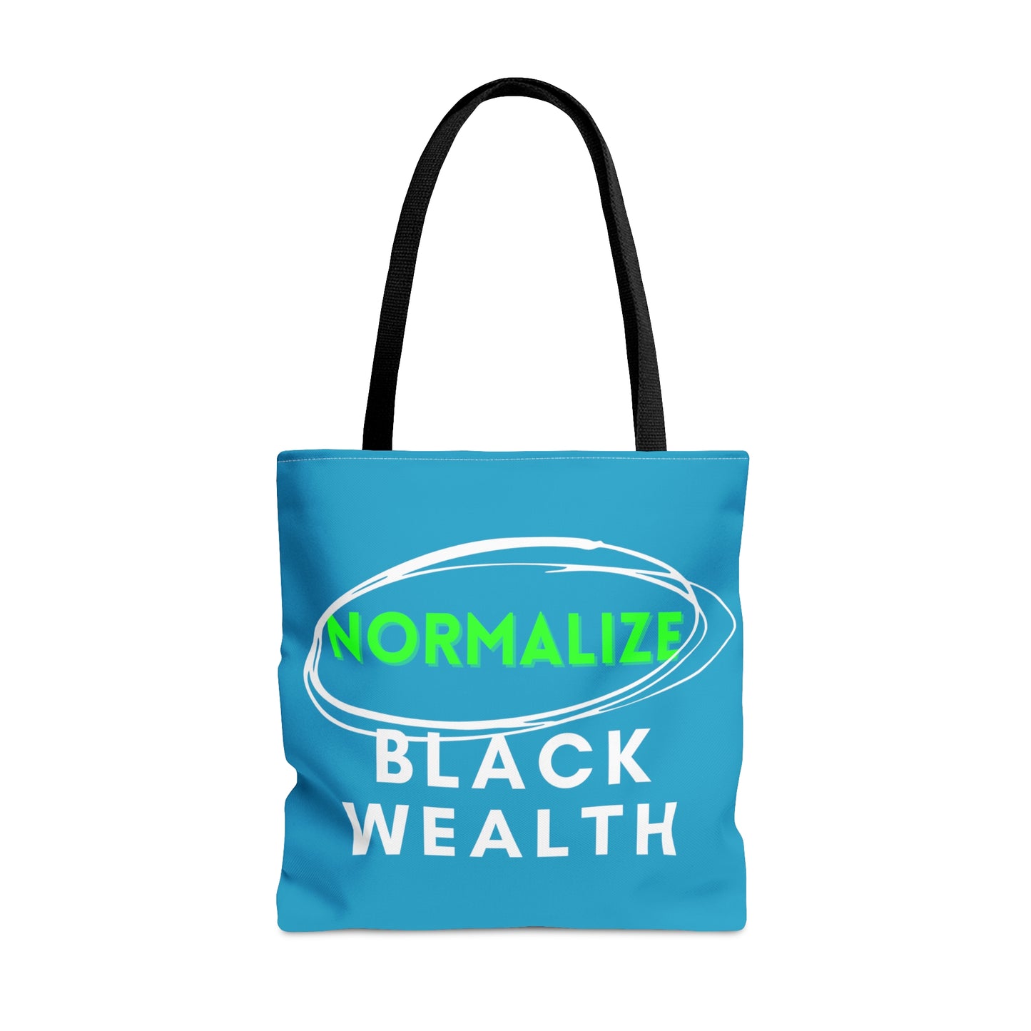 Turquoise NBW Tote Bag w/white logo