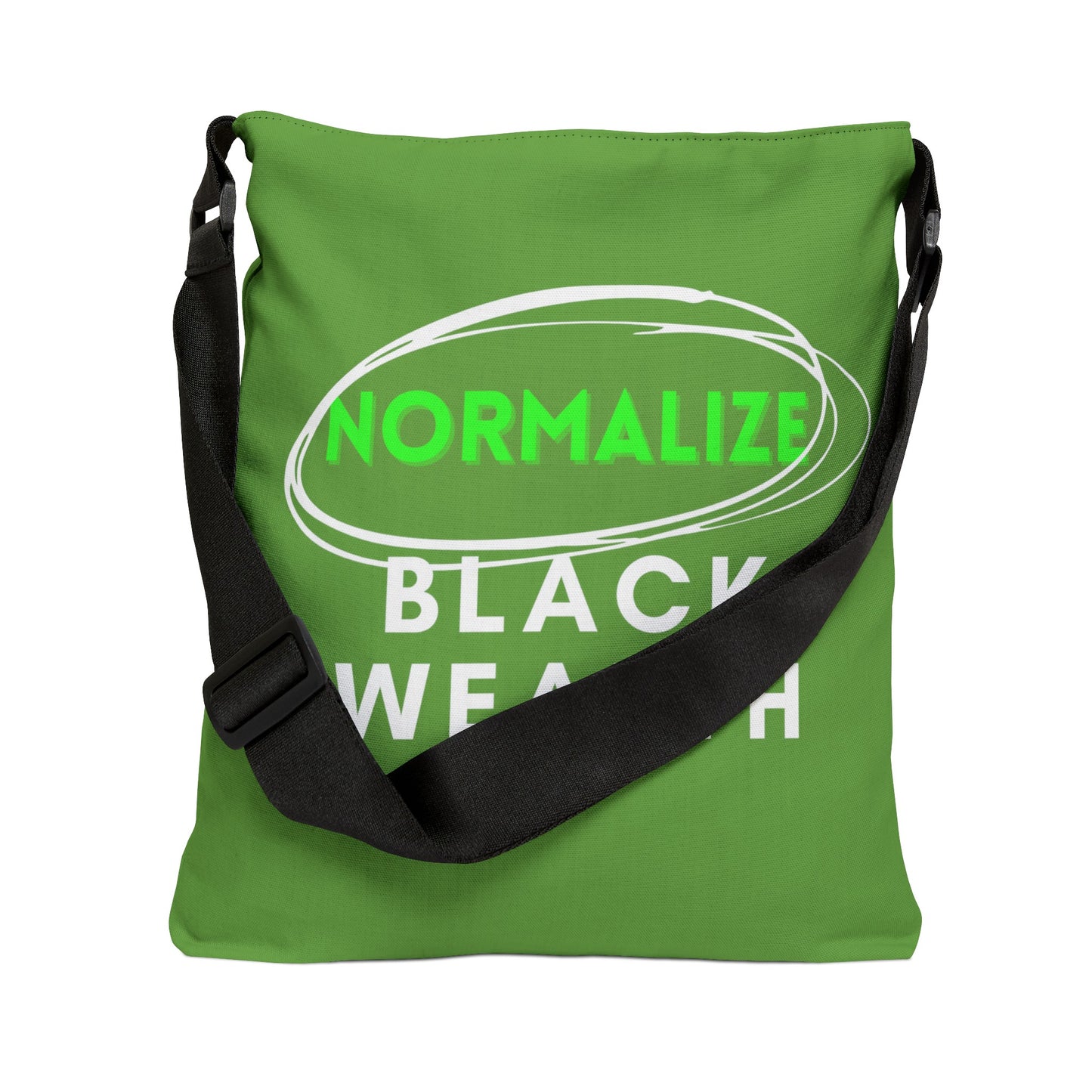 Green Adjustable Tote Bag