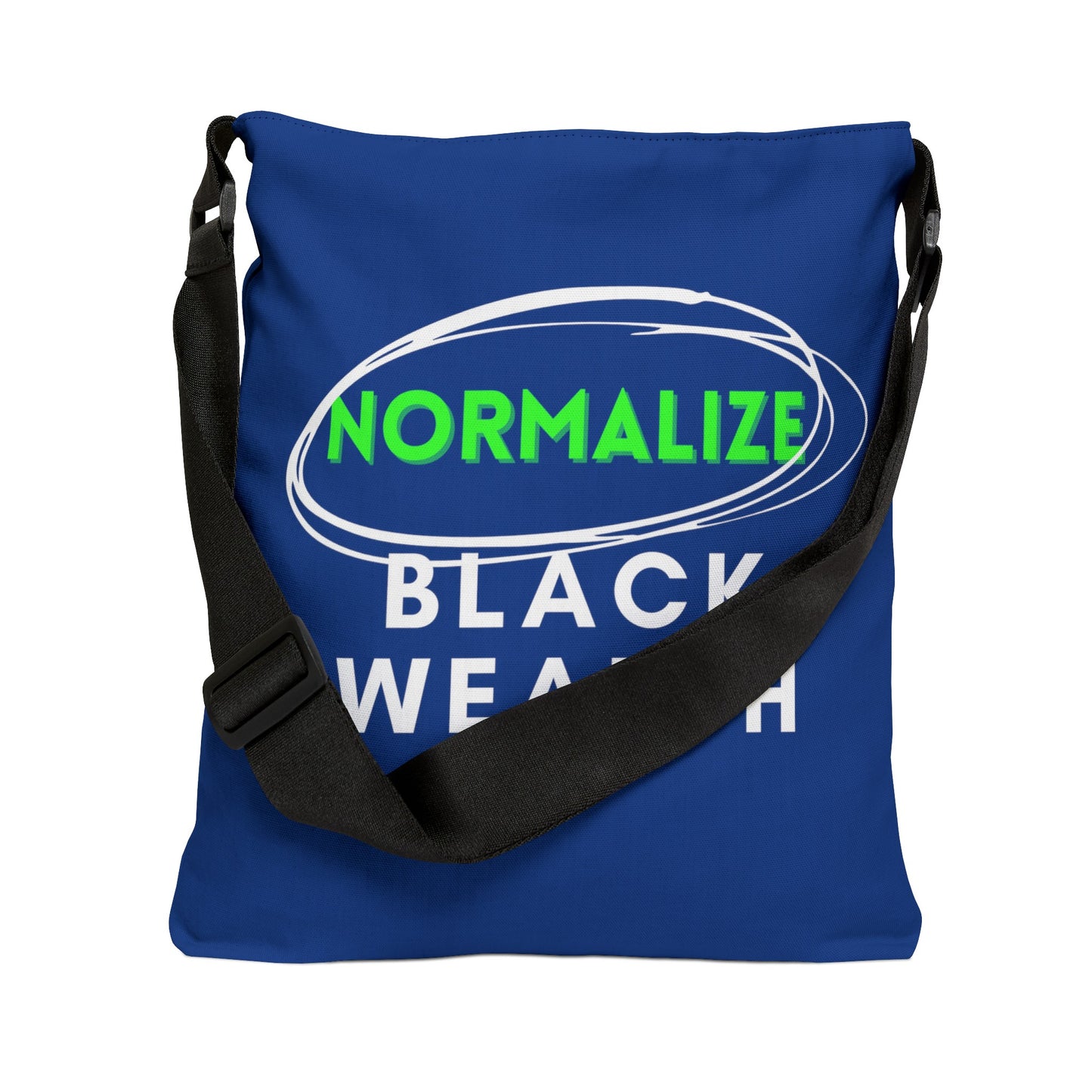 Dark Blue Adjustable Tote Bag