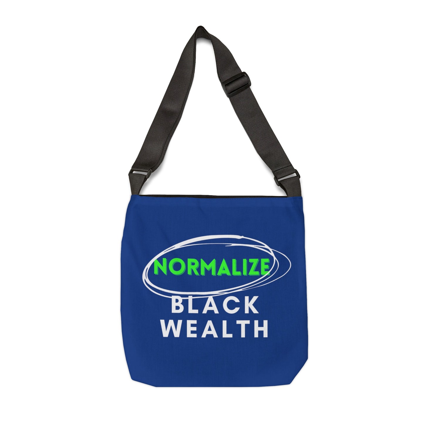 Dark Blue Adjustable Tote Bag