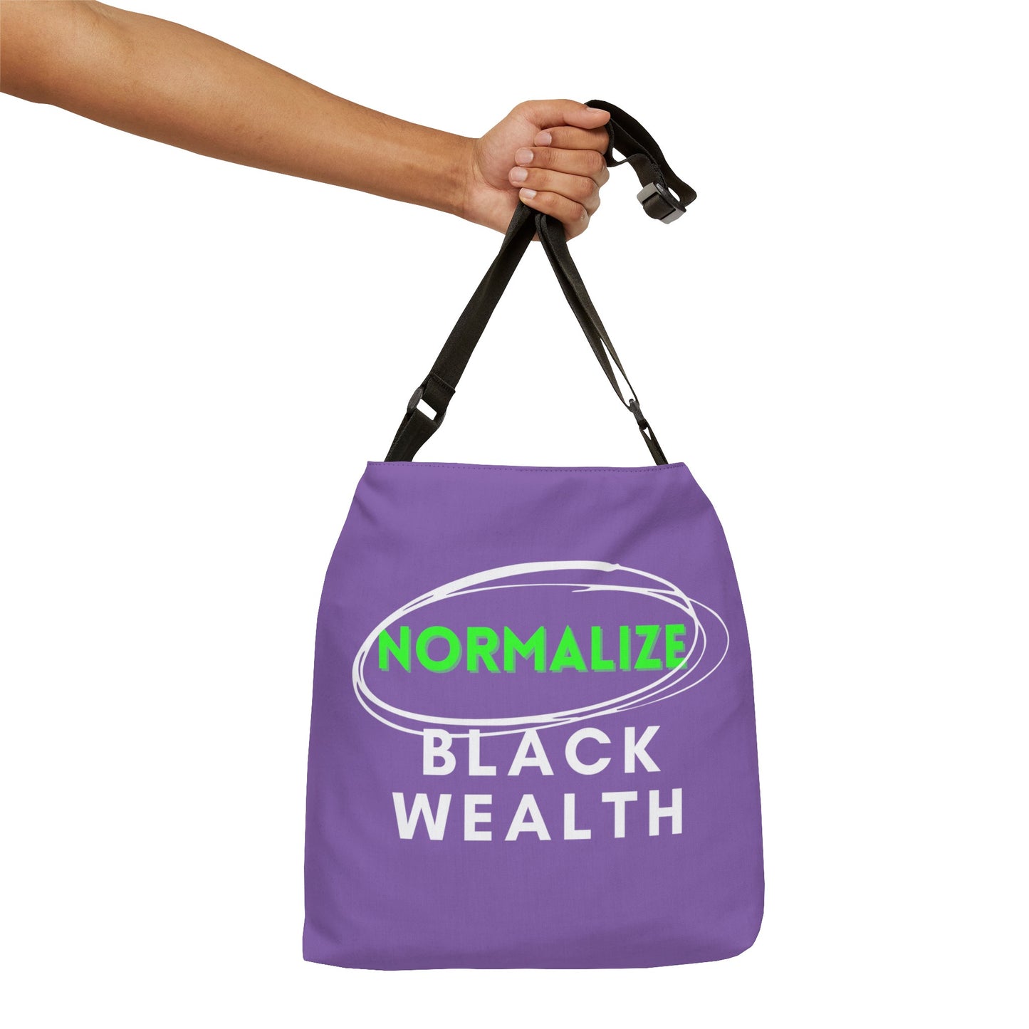 Light Purple Adjustable Tote Bag