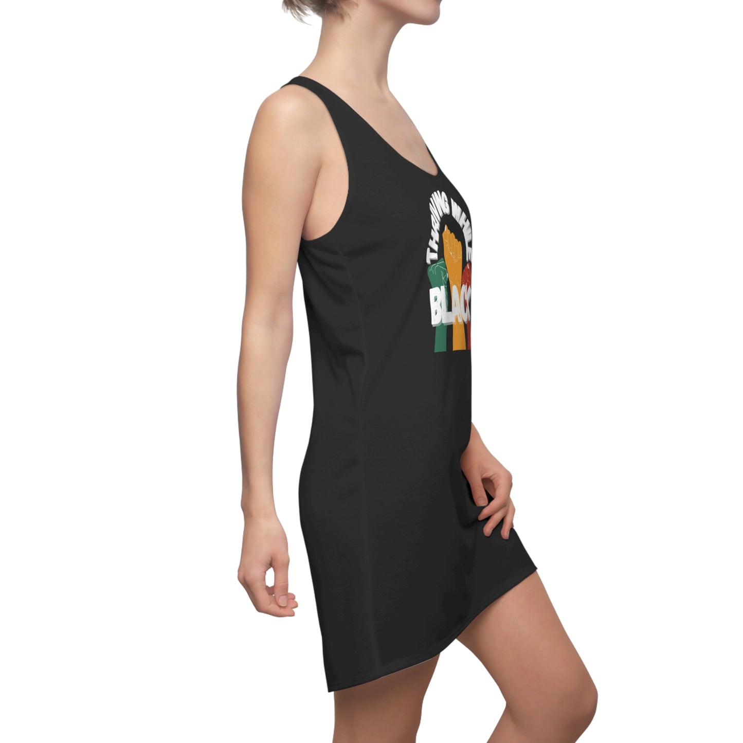 Women's Cut & Sew Racerback Dress (AOP)