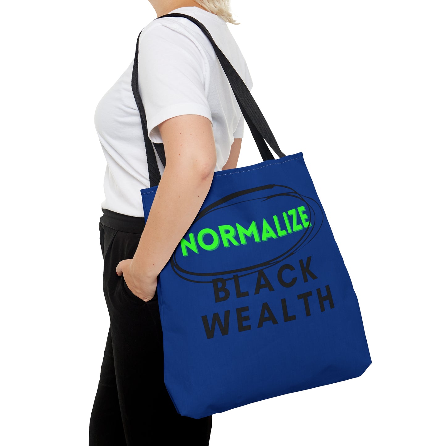 Royal and Black NBW Tote Bag