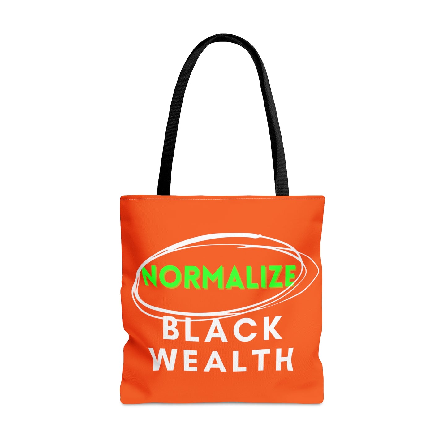 Orange NBW Tote Bag w/white logo