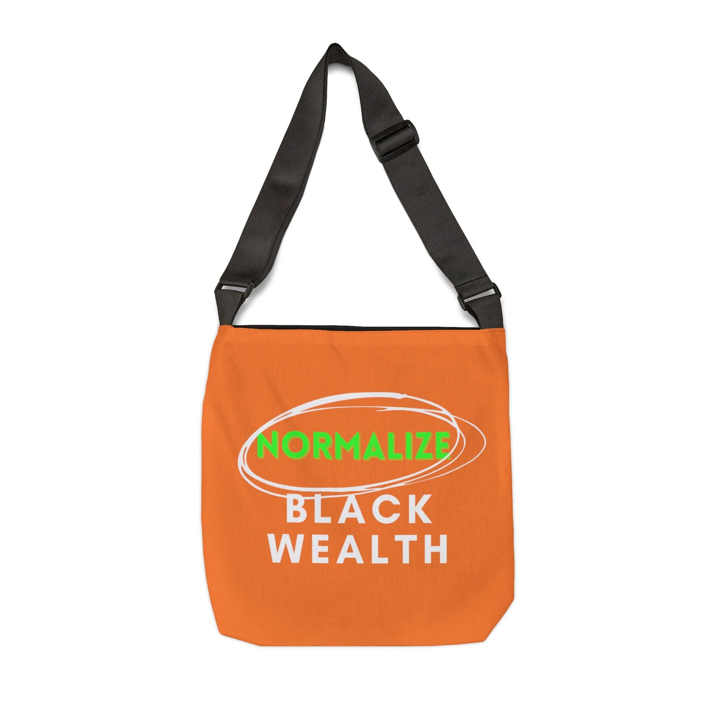 Orange Adjustable Tote Bag