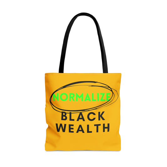 Yellow and Black NBW Tote Bag