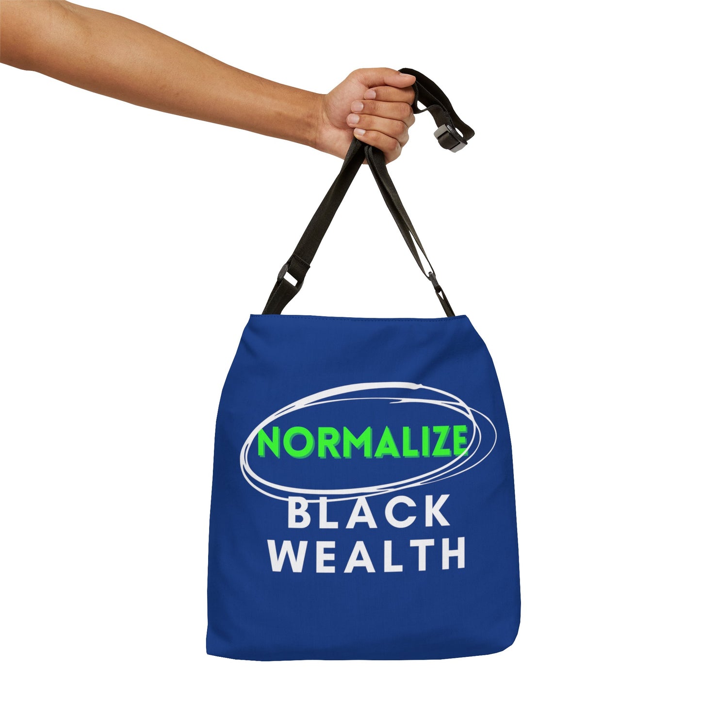 Dark Blue Adjustable Tote Bag